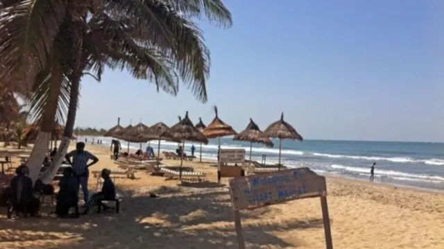 Beach in The Gambia