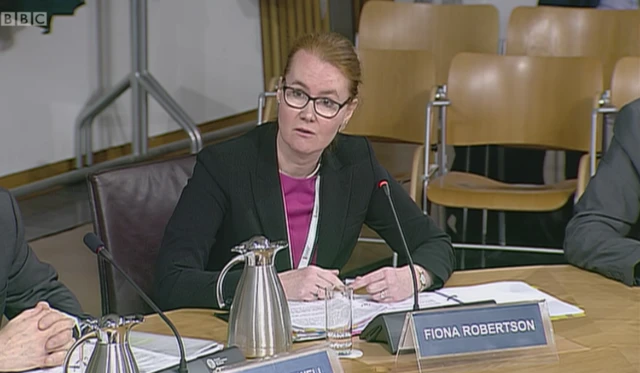 Scottish government's director of learning Fiona Robertson