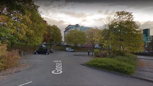 Goose Street car park in Newcastle Under Lyme