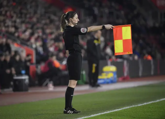 Lineswoman Sian Massey