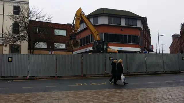 Toilet demolition in Stoke-On-Trent