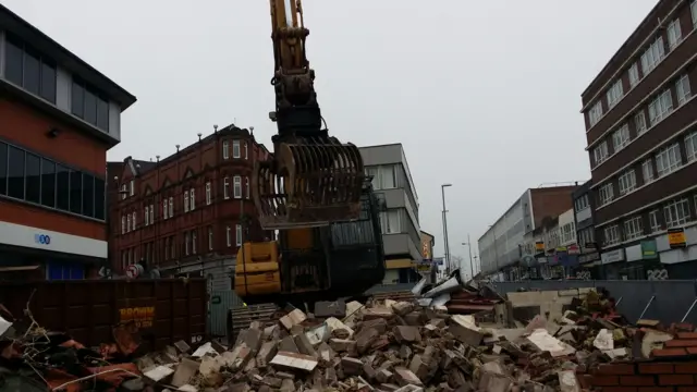 Toilet demolition in Stoke-On-Trent