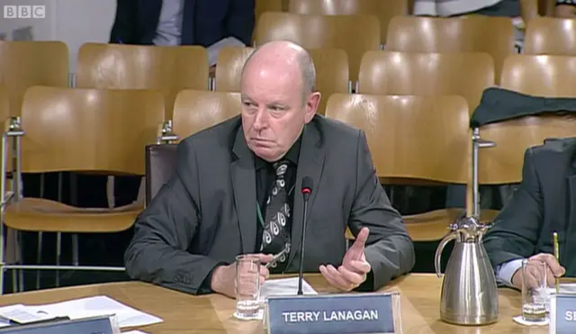 Terry Lanagan from the Association of Directors of Education in Scotland