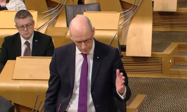 Education Secretary John Swinney