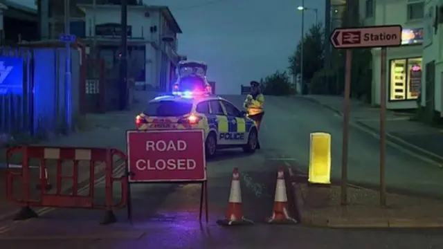 Scene of Bury St Edmunds shooting