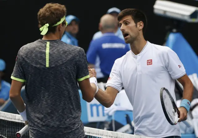 Istomin and Djokovic