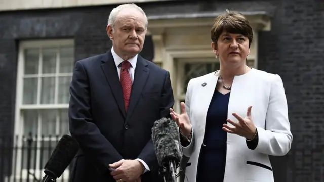 Martin McGuinness and Arlene Foster