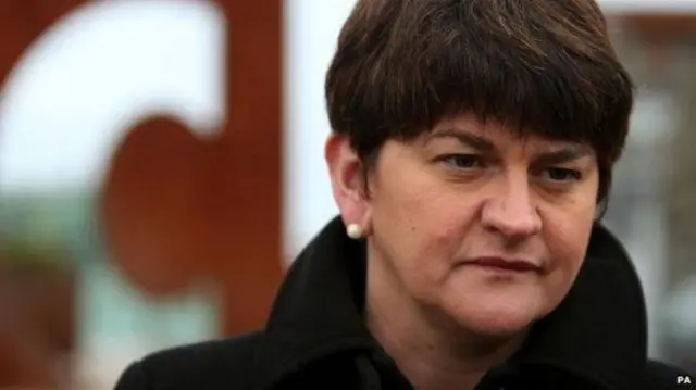 DUP leader Arlene Foster