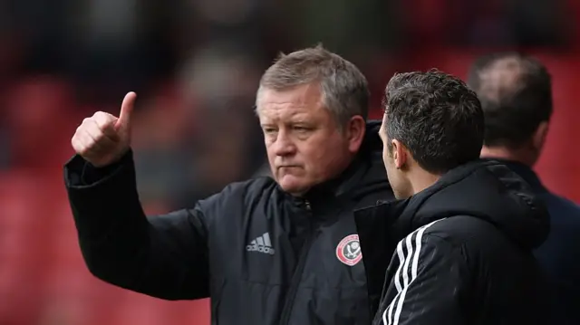 Sheffield United manager Chris Wilder