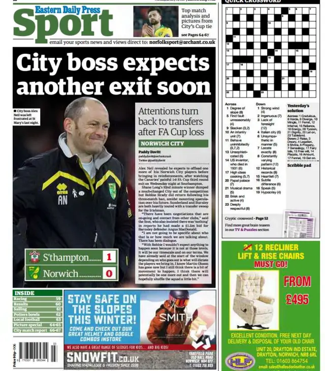 Back page of the EDP