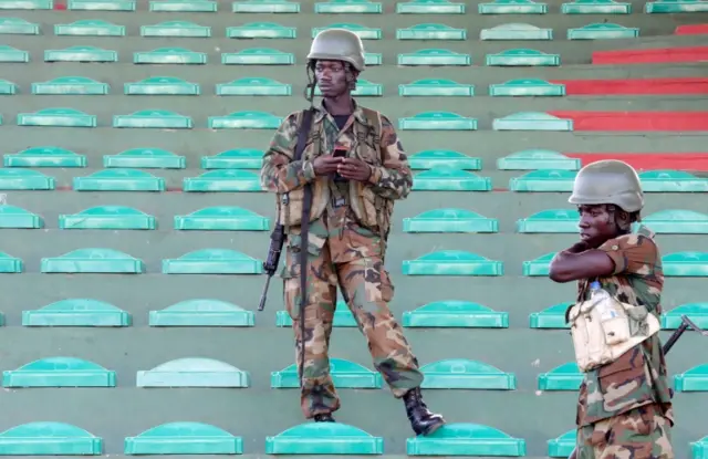 Gambia soldiers