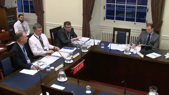 The civil servants giving evidence