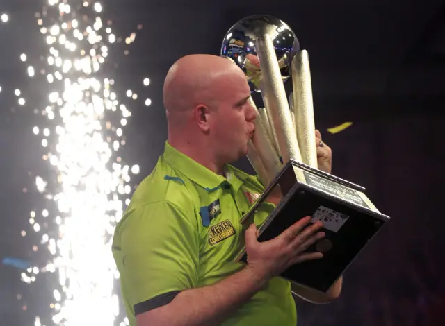 Michael van Gerwen wins