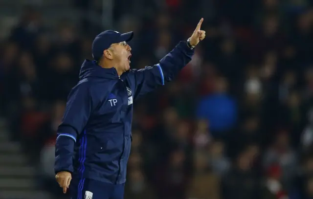 West Brom manager Tony Pulis