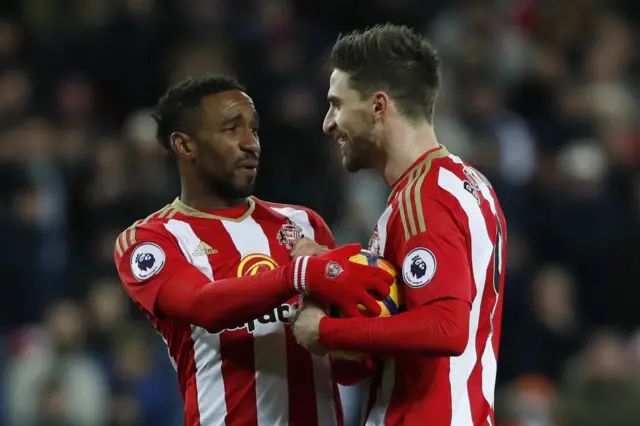 Jermain Defoe and Fabio Borini