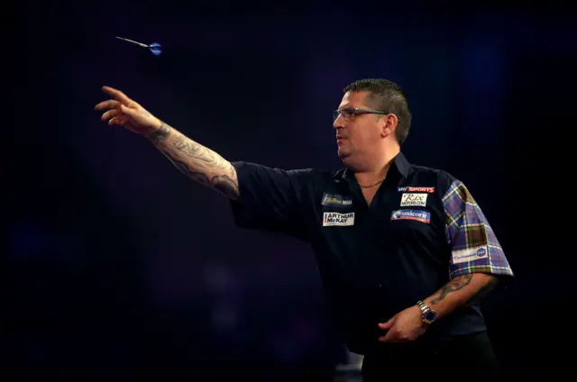 Gary Anderson in action