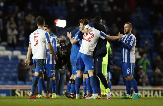 Brighton celebrate