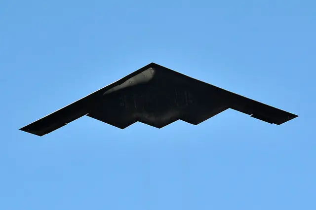 A B-2 bomber