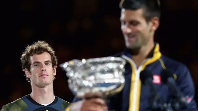 Andy Murray and Novak Djokovic