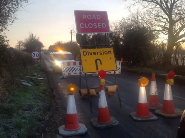 Road closure of Plumstead Road on Wednesday morning