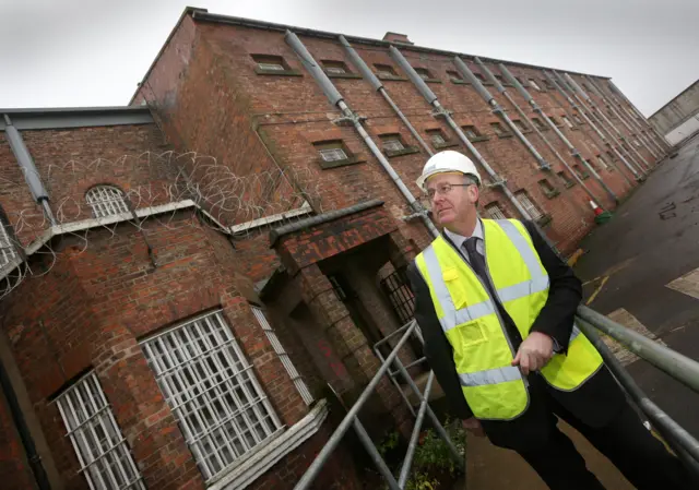 Hambleton District Council leader Mark Robson at Northallerton Prison