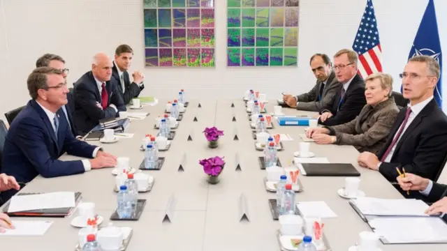 A Nato defence minister's meeting