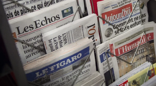 French newspapers (file photo)