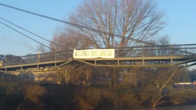 Protest banner