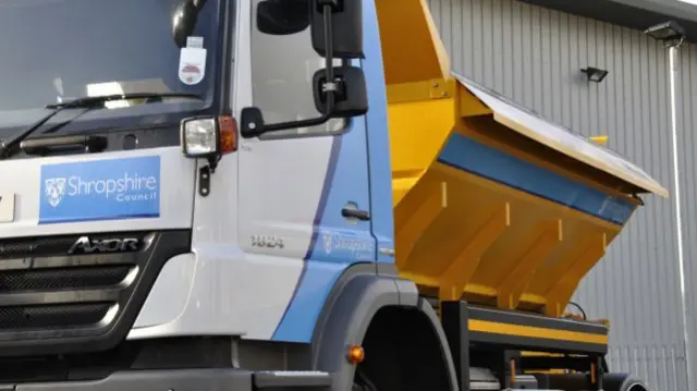 Gritting lorry