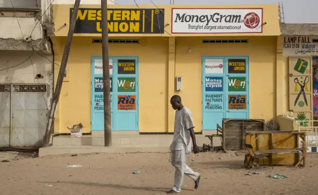 Western Union office in Togo