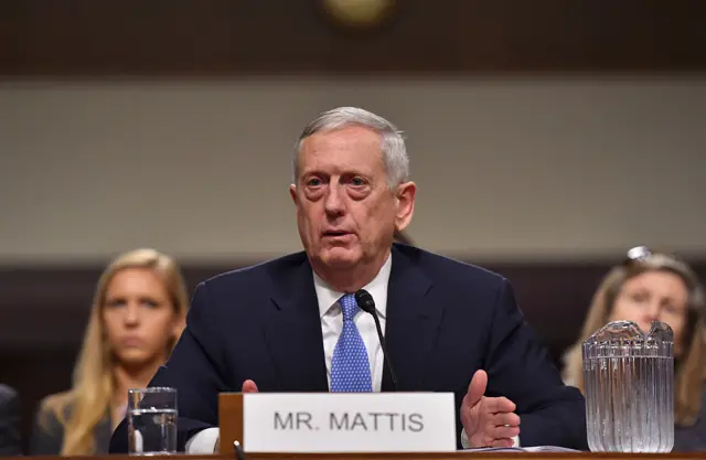 "Mad Dog" at his confirmation hearing