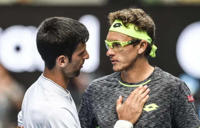 Novak Djokovic Denis Istomin