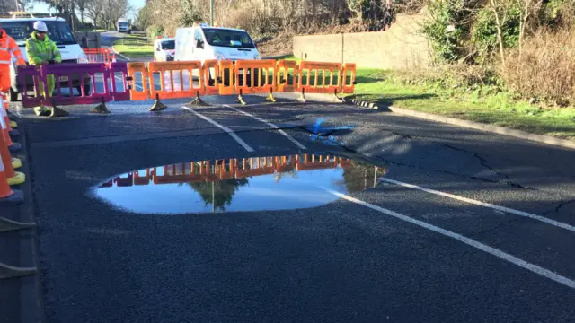 Sinkhole in Sudbury