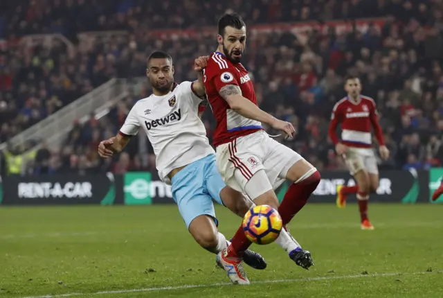 Middlesbrough"s Alvaro Negredo