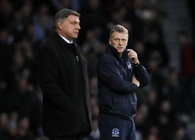 Sam Allarydce and David Moyes