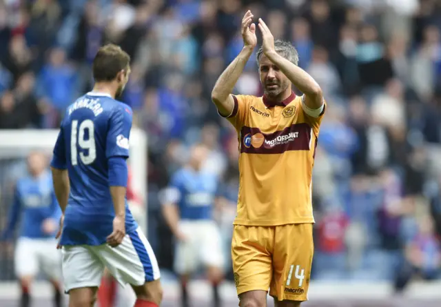 Motherwell captain Keith Lasley