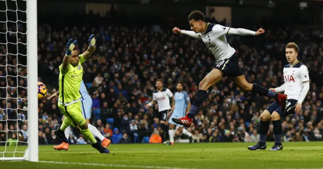 Dele Alli scores