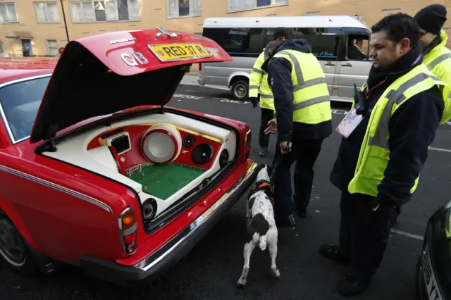 Arsenal fan's car