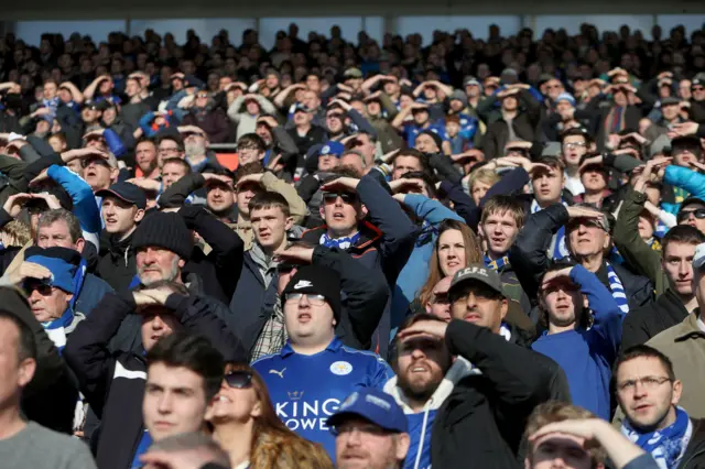 Leicester City fans