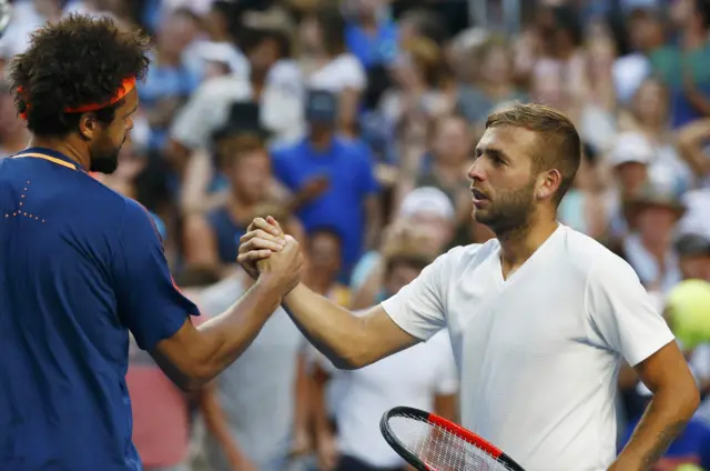 Jo-Wilfried Tsonga,and Dan Evans