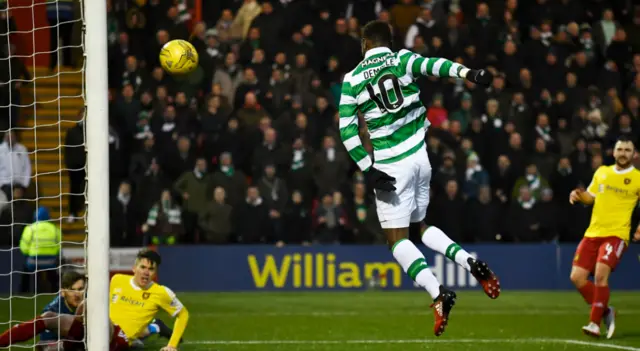 Moussa Dembele makes it 2-0 to Celtic