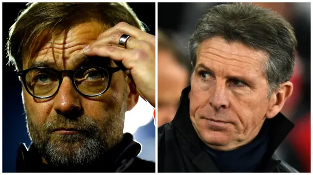 Jurgen Klopp and Claude Puel