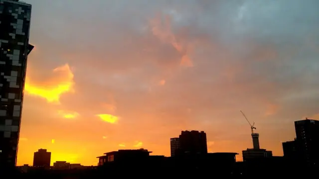 Birmingham sunset