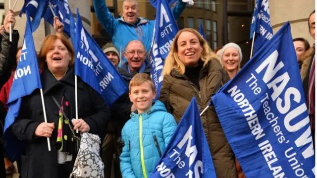 teachers on strike