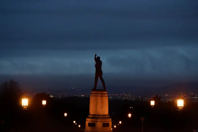 Carson's statue at Stormont