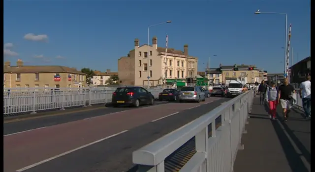 Bascule Bridge in Lowestoft