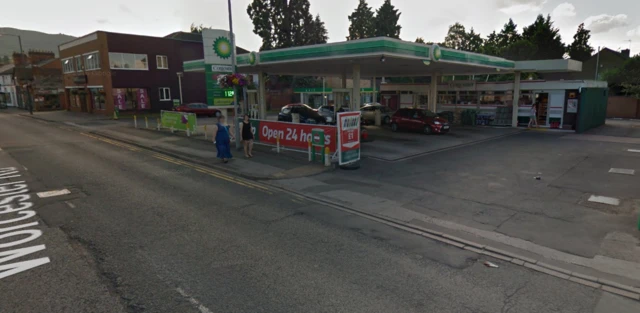 BP garage in Malvern