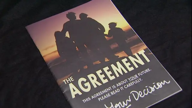 A copy of the Good Friday Agreement