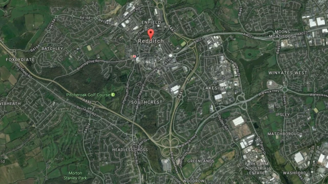 Map of Redditch