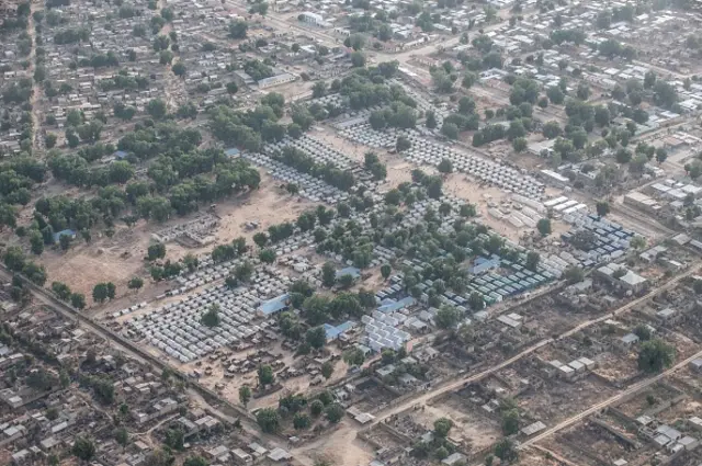 Aerial view of Maiduguri